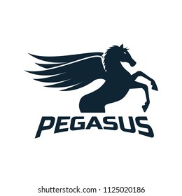 pegasus logo for your business, vector illustration