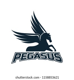 pegasus logo for your business, vector illustration
