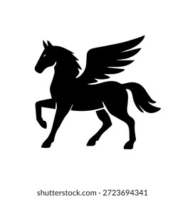 Pegasus mythical creature illustration representing freedom, power, and dreams