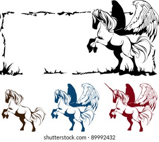 Pegasus vector illustration