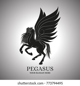 Pegasus Vector, Logo, Template