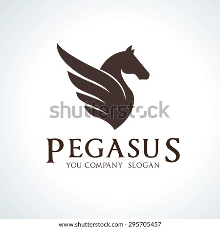 Pegasus Vector Logo Template