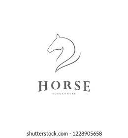 Pegasus Vector Logo Template. Horse logo template
