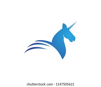 Pegasus Vector Logo Template vector illustration