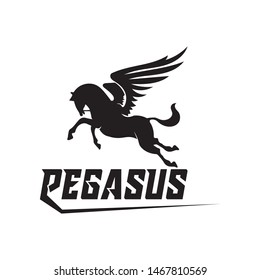 Pegasus Vector Logo Template vector illustration
