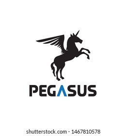 Pegasus Vector Logo Template vector illustration
