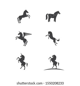 Pegasus Vector Logo Template vector illustration