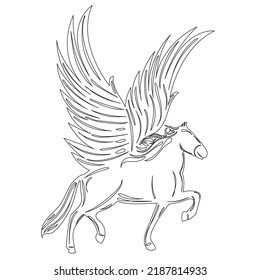 2,195 Pegasus sketch Images, Stock Photos & Vectors | Shutterstock