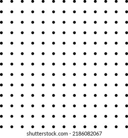 Pegboard or perforated hardboard. White board with black spaced holes. Grid wall, seamless pattern, background for wallpaper. Tool organizer in garage workshop or workbench flat vector illustration.