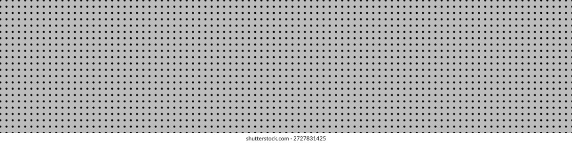 Pegboard perforierte metallische Textur Hintergrund mit Löchern. Strukturierte Gitterwand aus Aluminium oder Stahl für Bankwerkzeug