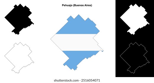 Mapa de Pehuajo department (Buenos Aires)