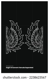 Pekalongan Style Eagle Ornament Garuda Separated-03