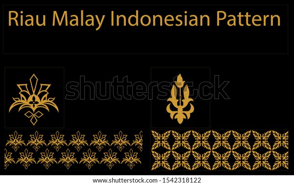 Pekanbaru Indonesian 2007 Pattern Malay Riau Stock Vector Royalty Free 1542318122