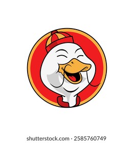 Peking duck logo, chinese traditional cuisine, peking duck icons from food and restaurant collection. 