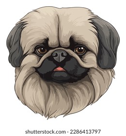 Icono De Perro Pico Aislado En Fondo Blanco