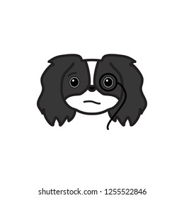pekingese, emoji, arrogance multicolored icon. Signs and symbols icon can be used for web, logo, mobile app, UI, UX 