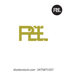 PEL Logo Letter Monogram Design