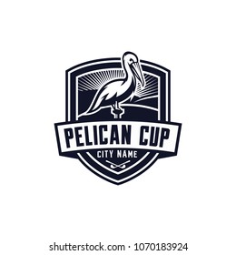 Pelican Badge Logo for Golf Tournament