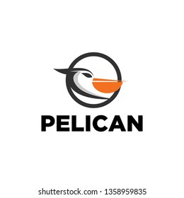 Pelican Bird Logo Design