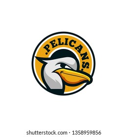 Pelican Bird Logo Design