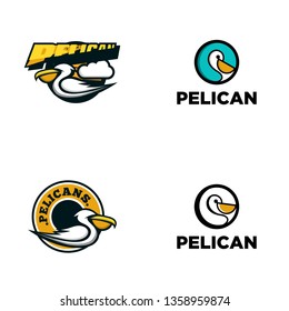 Pelican Bird Logo Design