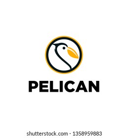 Pelican Bird Logo Design