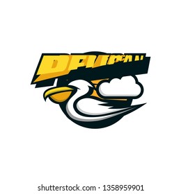 Pelican Bird Logo Design