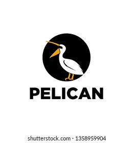 Pelican Bird Logo Design