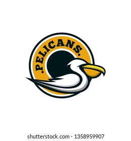 Pelican Bird Logo Design