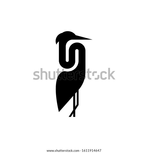 Pelican Bird Logo Design\
Inspiration, abstract design vector\
template.illustration.