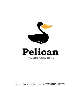 Inspiración de la plantilla de diseño del logotipo de aves pelícticas - Vector