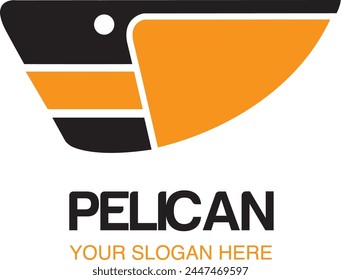 pelican bird logo design vector inspiration