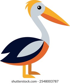 Pelican Bird Vetor ilustração arte 