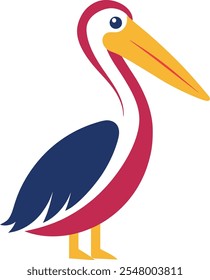 Pelican Bird Vetor ilustração arte 