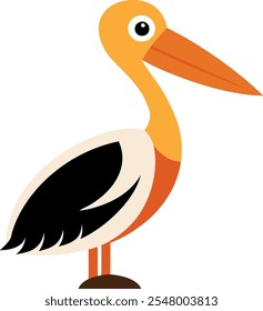 Pelican Bird Vetor ilustração arte 