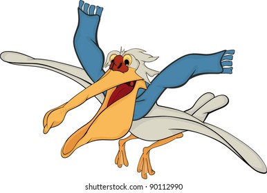 Pelican Cartoon Stock Vector (Royalty Free) 90112990 | Shutterstock