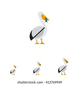 Pelican and fish