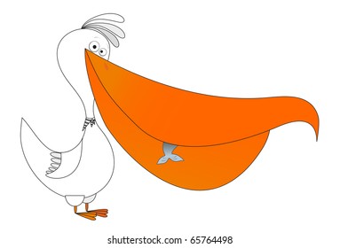 pelican fishing