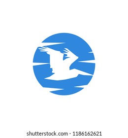 pelican logo design