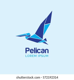 Pelican Logo Design Sign Symbol Icon