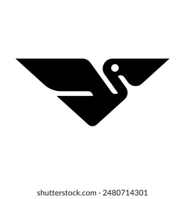 logo pelican , simple y limpio