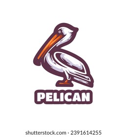 Pelican Mascot Logo Design Logo