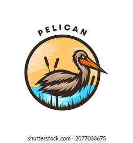 Pelican In The Nature Logo