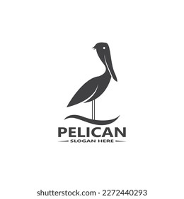 Pelican Simple Logo Vector Illustration