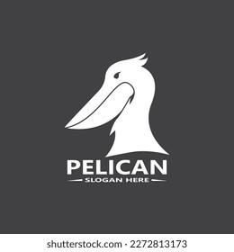 Pelican Simple Logo Vector Illustration