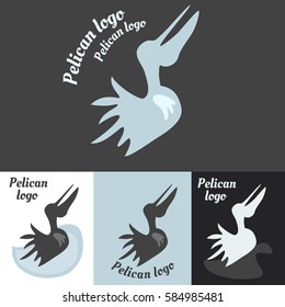 Pelican vector logo
