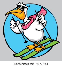 Pelican-skier