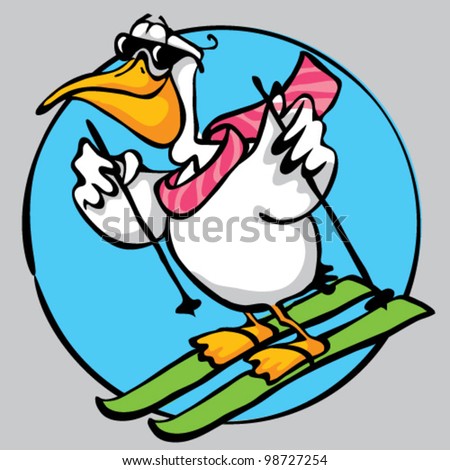 Pelican-skier