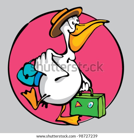 Pelican-tourist