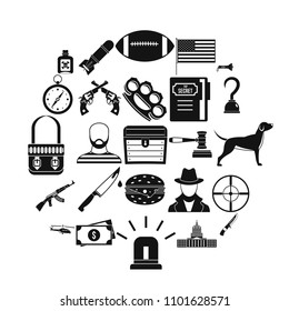 Pellet icons set. Simple set of 25 pellet vector icons for web isolated on white background